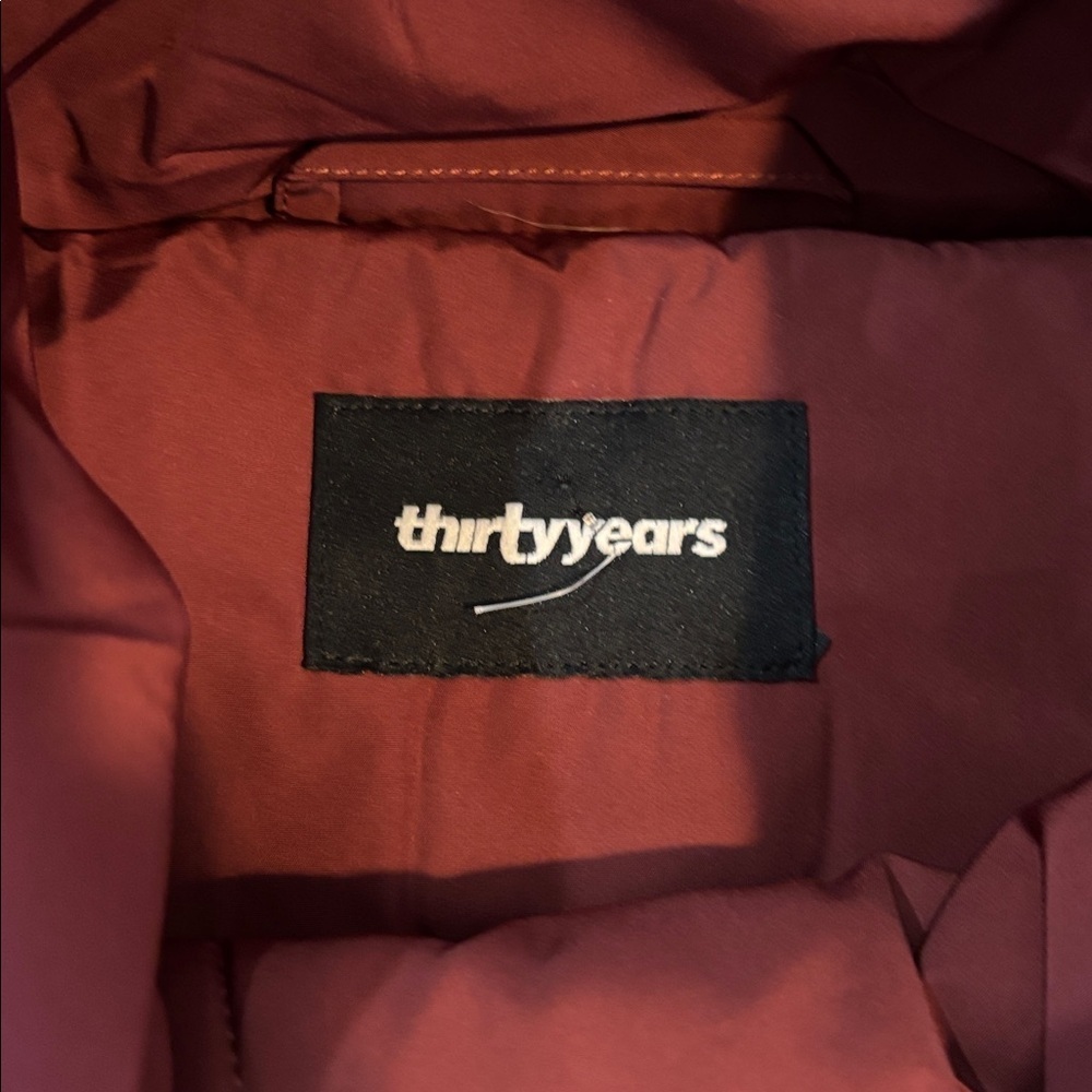 thirtyyears NWT Puffer Vest in Burgundy Size 1 - Picture 2 of 8